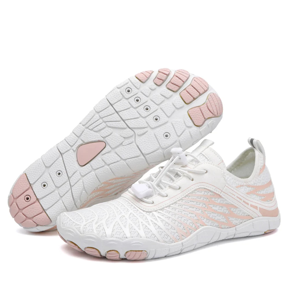 Scarpe Acquatiche Barefoot Unisex: Protezione Antiscivolo ad Asciugatura Rapida per Spiaggia, Scoglio e Fiume.