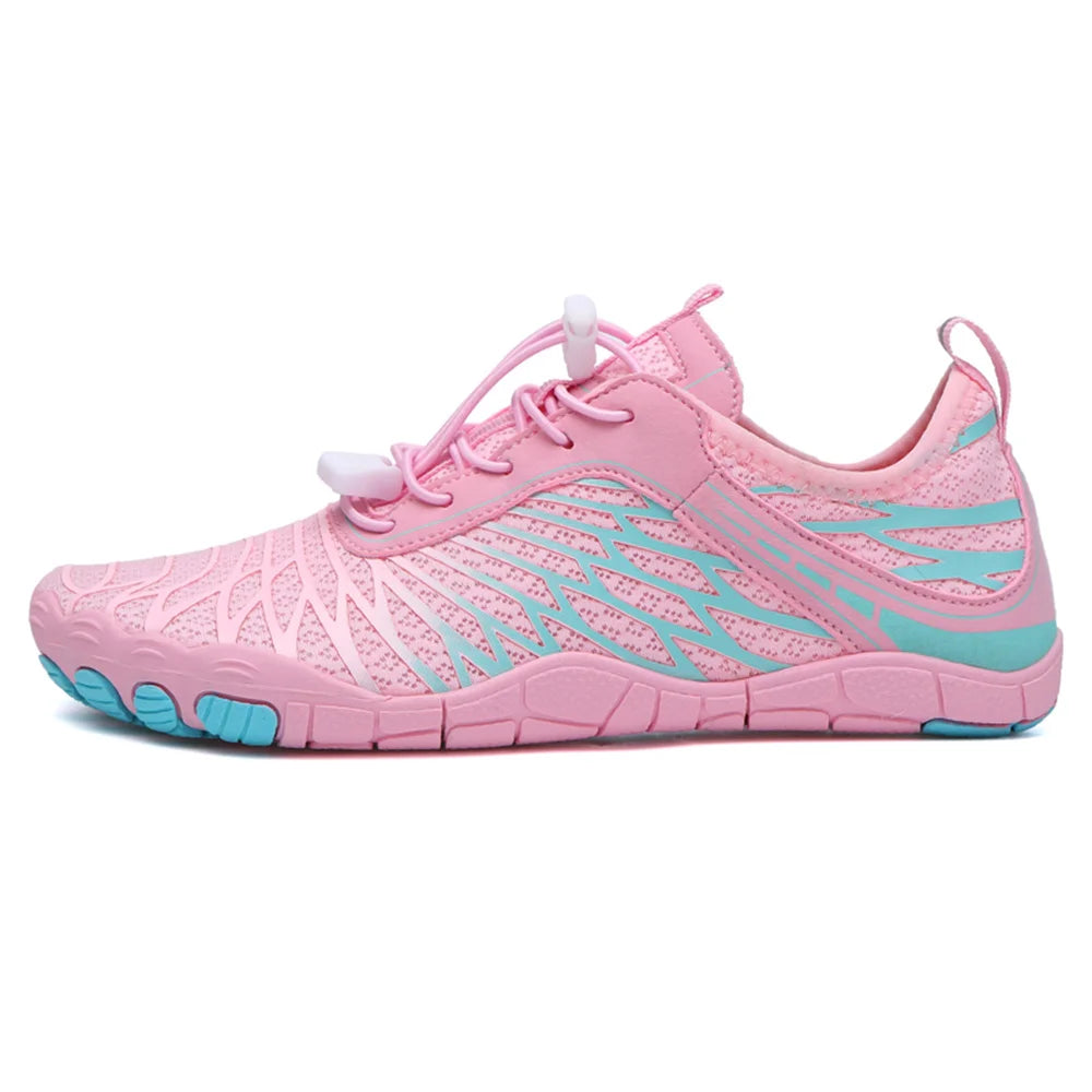Scarpe Acquatiche Barefoot Unisex: Protezione Antiscivolo ad Asciugatura Rapida per Spiaggia, Scoglio e Fiume.